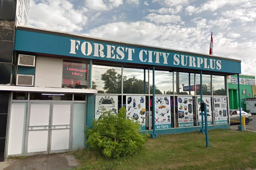 Forest City Surplus in London, Ont.