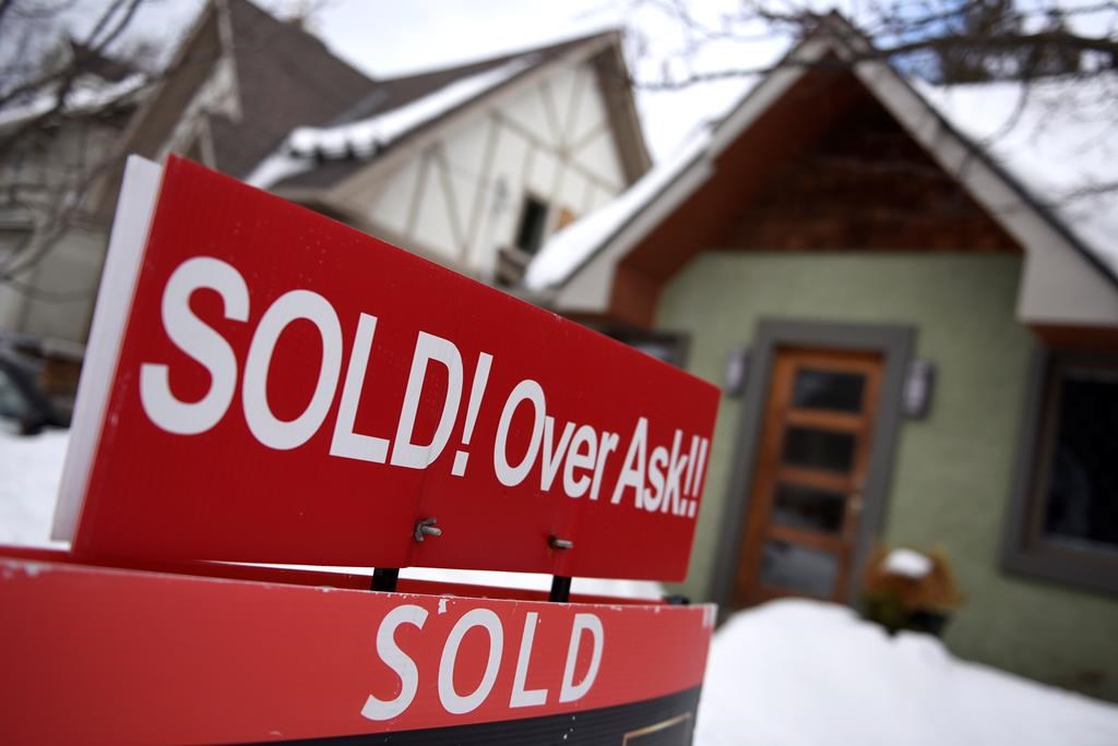 The Realtors Association of Hamilton-Burlington (RAHB) says sales are up month over month and there was more property inventory on the market in March. However, it's still a seller’s market fueled by high demand and low supply. THE CANADIAN PRESS/Justin Tang.