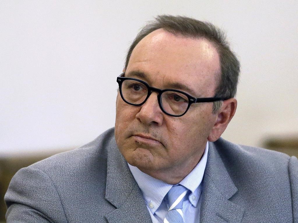 Actor Kevin Spacey attends a pretrial hearing at district court in Nantucket, Mass.