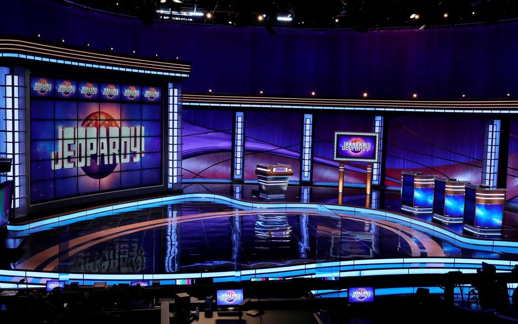 The 'Jeopardy!' set.