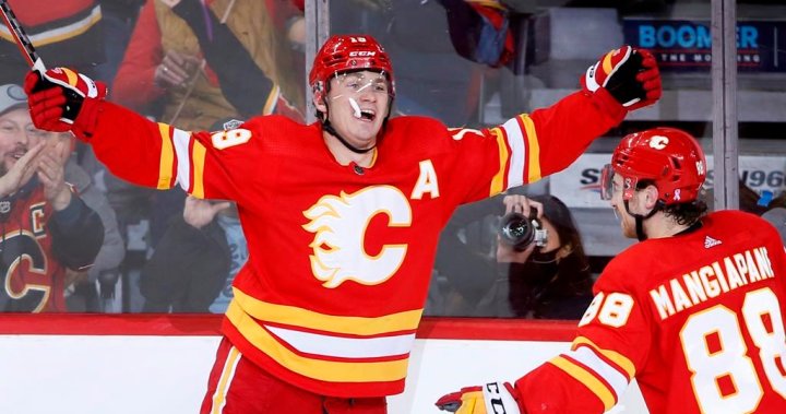 Flames spoil Tkachuk's return to Calgary, beat Panthers 6-2, Taiwan News