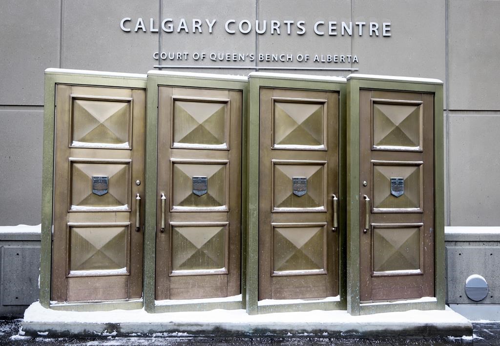Doors from the original courthouse are used at the entrance to the new Calgary Courts Centre as seen on Friday, Jan. 18, 2019.