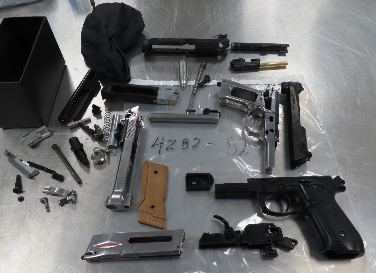 Two men have been charged with a number of offences after a drug-trafficking investigation led Calgary police to seize loaded handguns, stolen bikes and more than $70,000 in illicit drugs.