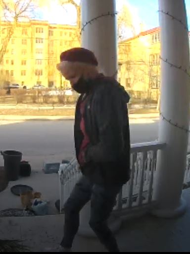 Kingston police are asking for the public's assistance to identify an alleged porch pirate.