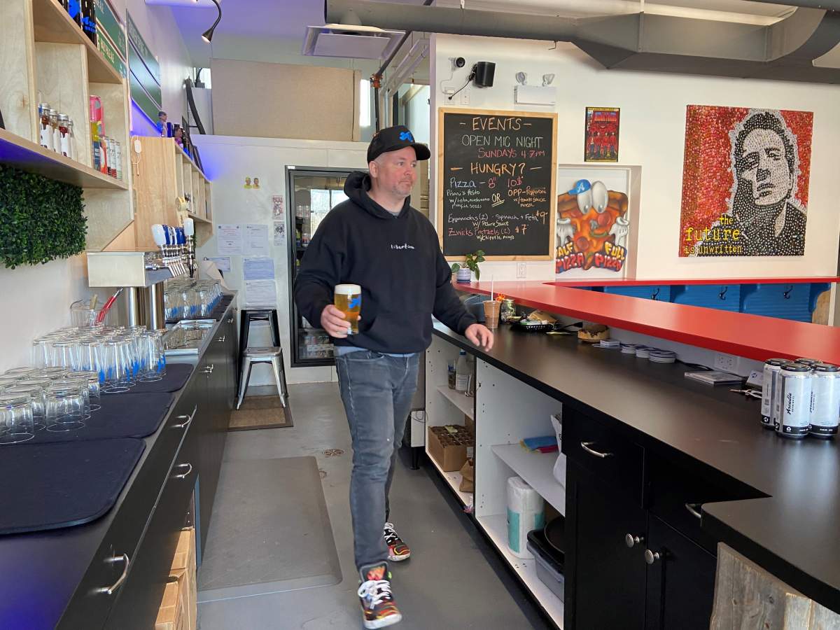 Darren McGeown, owner of Arcadia Brewing Co., spoke in favour of Edmonton decriminalizing possession of illegal drugs.