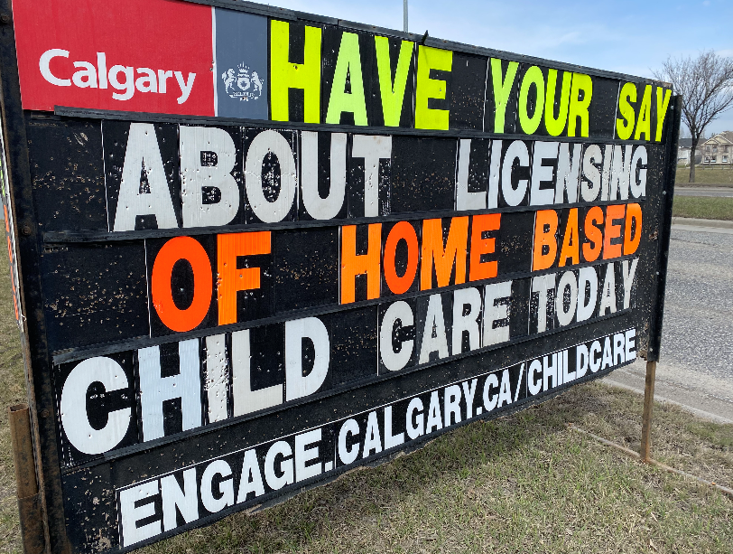 The city of Calgary looks for public input into licensing home-based child care