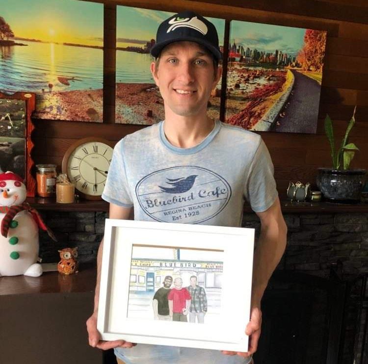 A Regina Beach man became an instant hero to an Alberta man after returning his lost backpack that he left on the sky train in Vancouver, B.C.