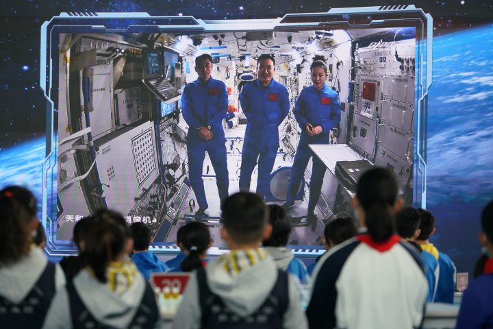 Chinese astronauts return to Earth after six-month space mission