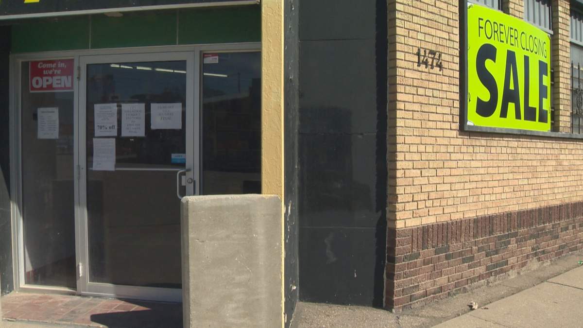 Regina's City Collateral closes on April 9, 2022 due to the pandemic after being in business since 1965. Picture taken April 7, 2022.
