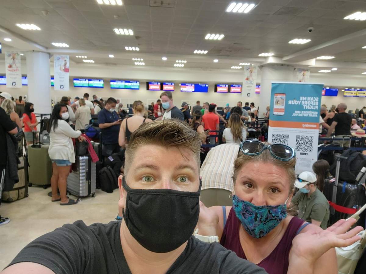 Stranded in Cancun