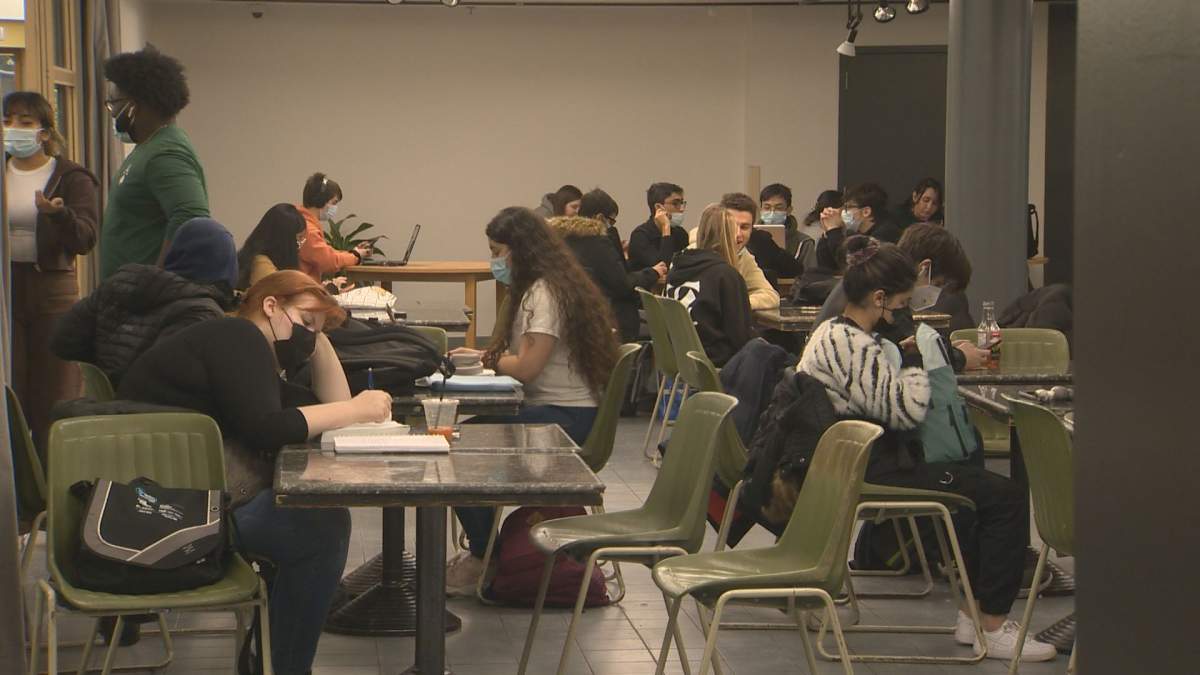 Students from Dawson College.