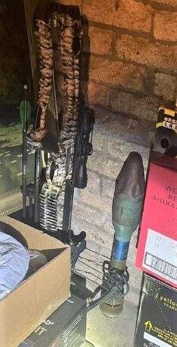 Police say they seized a WWI bazooka from a home in Glencoe, N.S.
