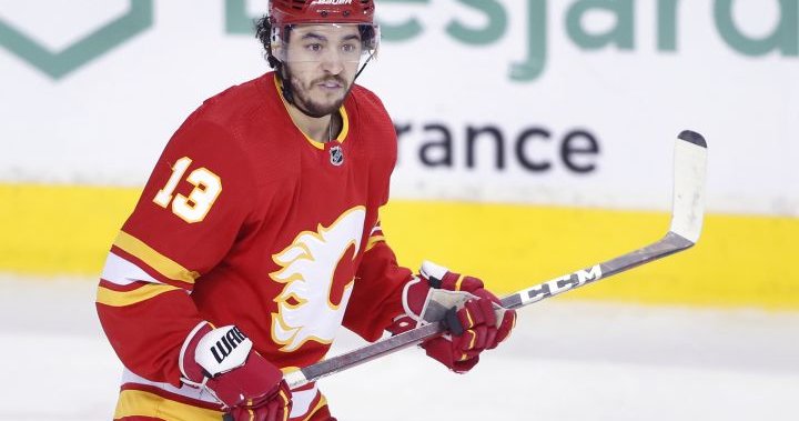 Johnny Gaudreau hits 100 points as Calgary Flames come back to win 5-3 over Seattle Kraken