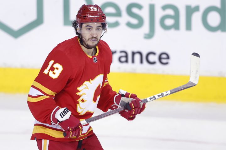 WATCH: Calgary Flames rookie star Johnny Gaudreau dramatically scores first  career hat trick 