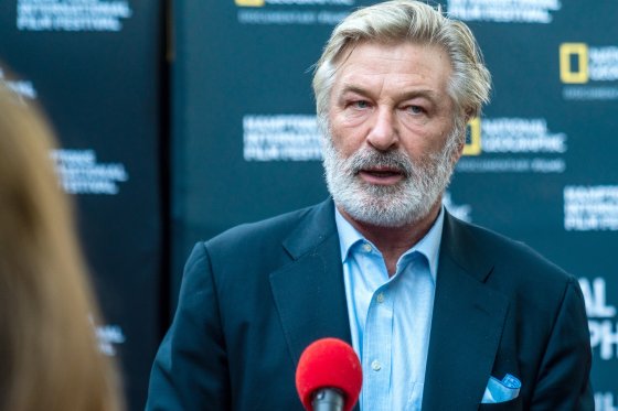 Hamptons International Film Festival Chairman, Alec Baldwin attends the World Premiere of National Geographic Documentary Films' 'The First Wave' at Hamptons International Film Festival on October 07, 2021 in East Hampton, New York.
