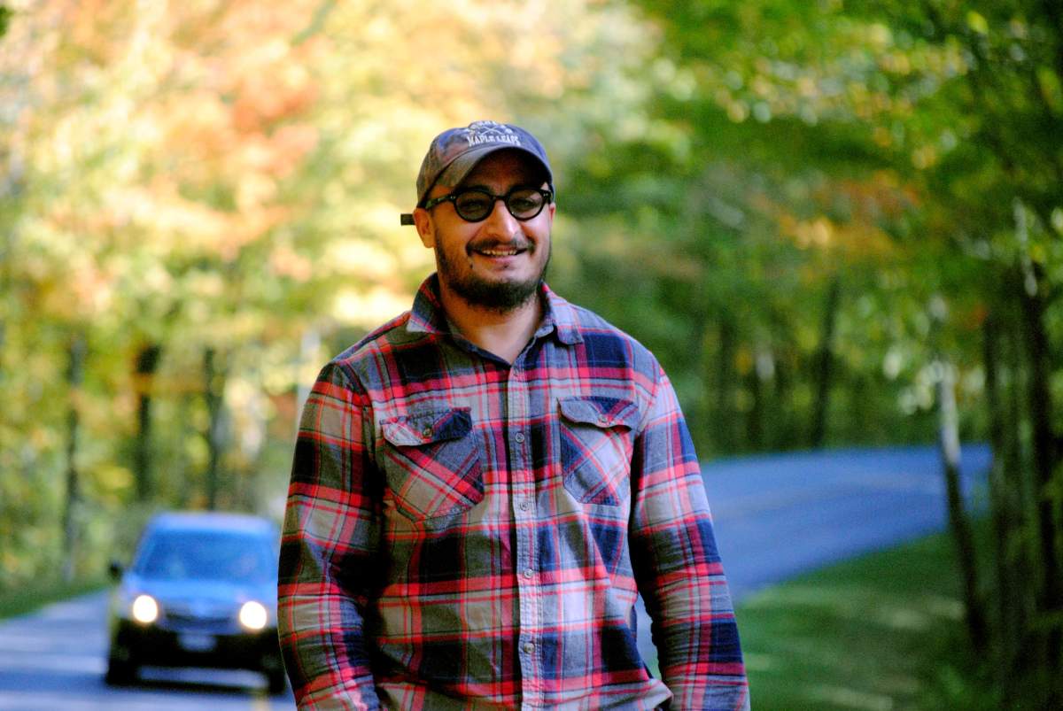 Afghan journalist Habib Zahor in Canada.