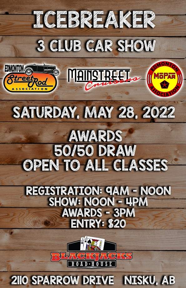 Blackjack’s Roadhouse Icebreaker 3 Club Car Show - image