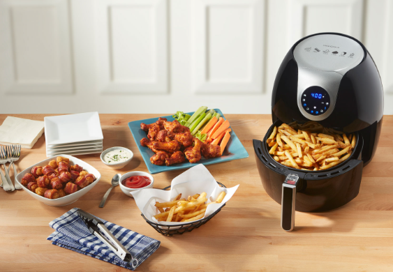 Photo of the Insignia air fryer from Best Buy. Some Insignia air fryers and air fryer ovens are being recalled after the government of Canada announced Thursday that the products can overheat, posing a potential burn and fire hazard.