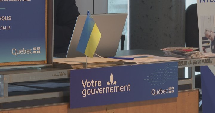 Montreal airport kiosk serves more than 400 newly-arrived Ukrainians and counting