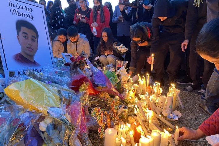 Vigil held in Edmonton for teen who died after being stabbed outside high school