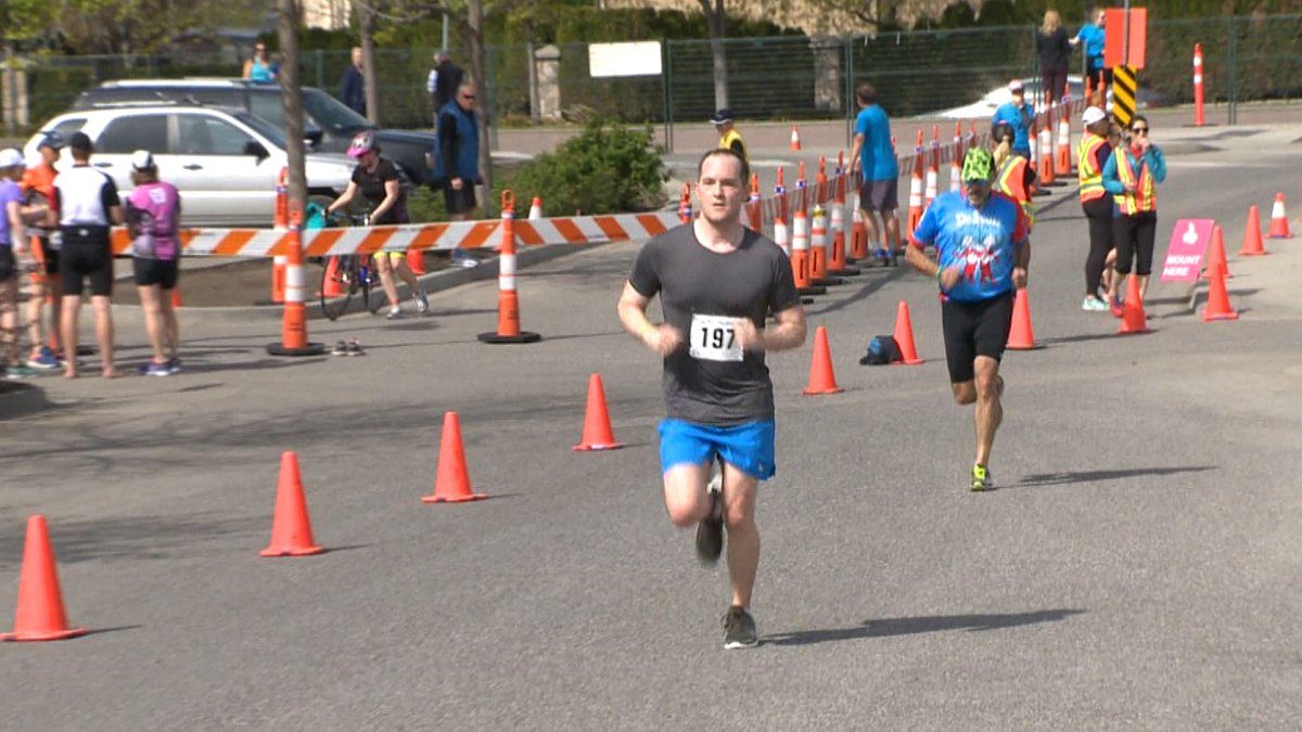 The 2022 Cherry Blossom Triathlon in Kelowna this weekend features a 700-metre swim, a 22-kilometre bike and a five-kilometre run in and around the H2O Centre, with roads around the area being affected.