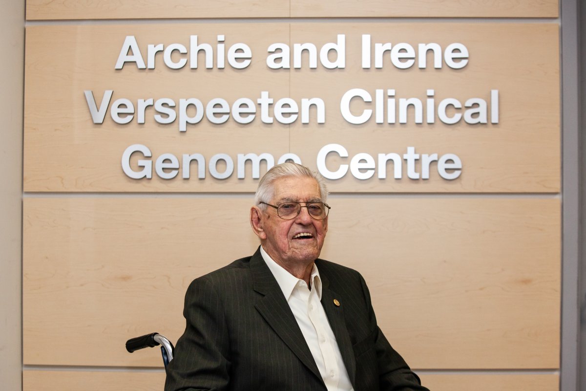 Archie and Irene Verspeeten Clinical Genome Centre at London Health Sciences Centre.