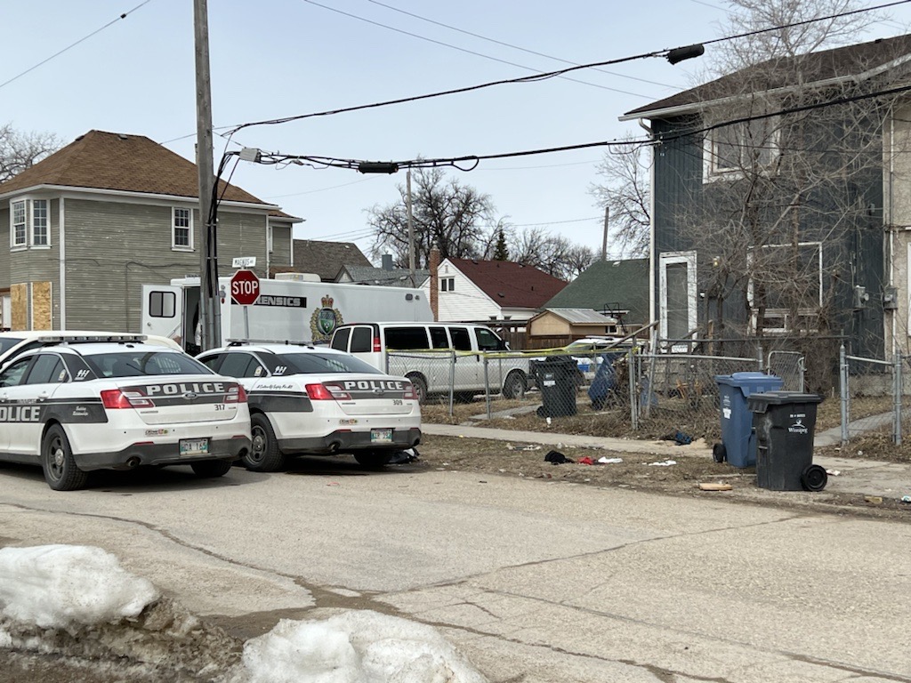 Winnipeg police say the death of a man in the 500 block of Magnus Avenue Friday evening is being investigated as a homicide.