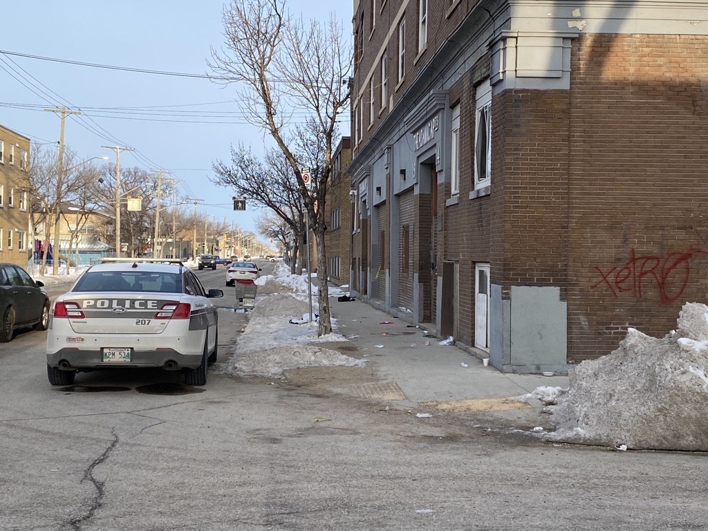 Winnipeg police were called to a fatal shooting at an apartment in the 700 block of Sargent Avenue April 18.