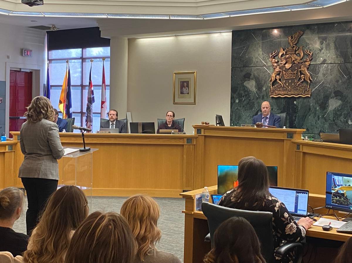 Leduc firefighter paramedic addresses city council