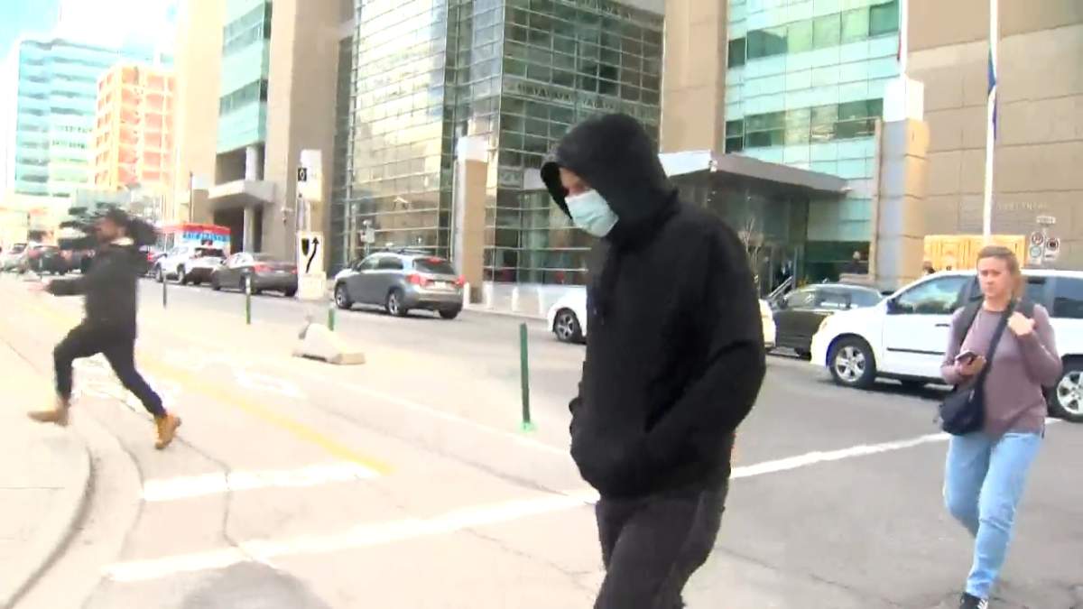 Hussein Borhot, 36, pictured in Calgary Thursday, April 28, 2022. He pleaded guilty to one count of participating in terrorism group activity between May 9 and June 7, 2014, and the commission of the offence of kidnapping for a terrorist group while in Syria.