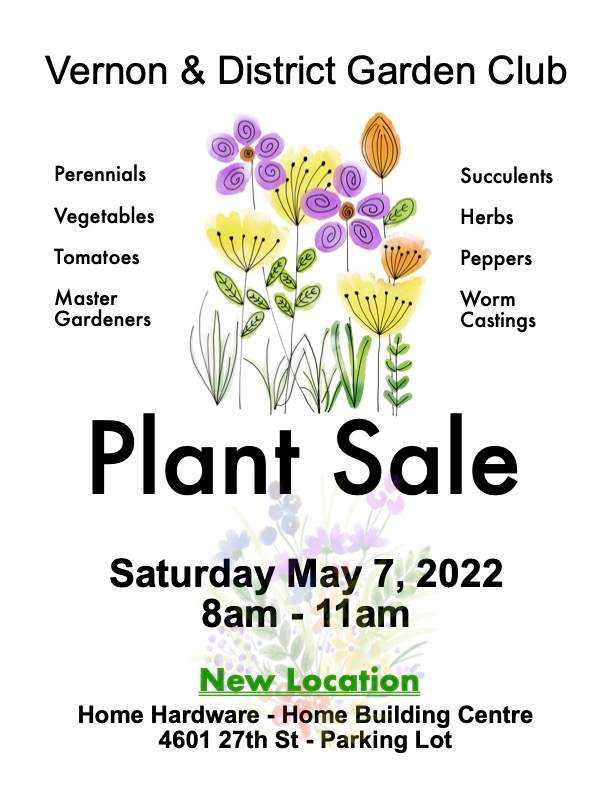 Plant Sale – Vernon & District Garden Club - image