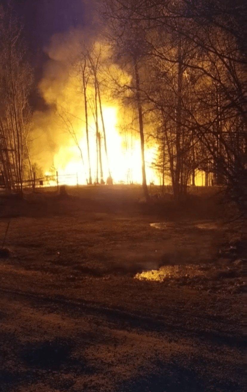 Deadly house fire in the area of Darbyson Estates, near Gunn, Alta.,
