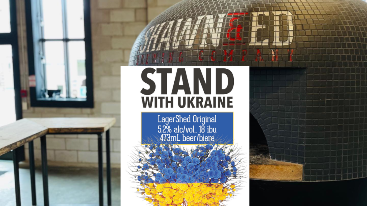 Dundas-based beer manufacturers Shawn & Ed Brewing Company has earmarked proceeds from a limited run of its original lager for Ukraine refugees.