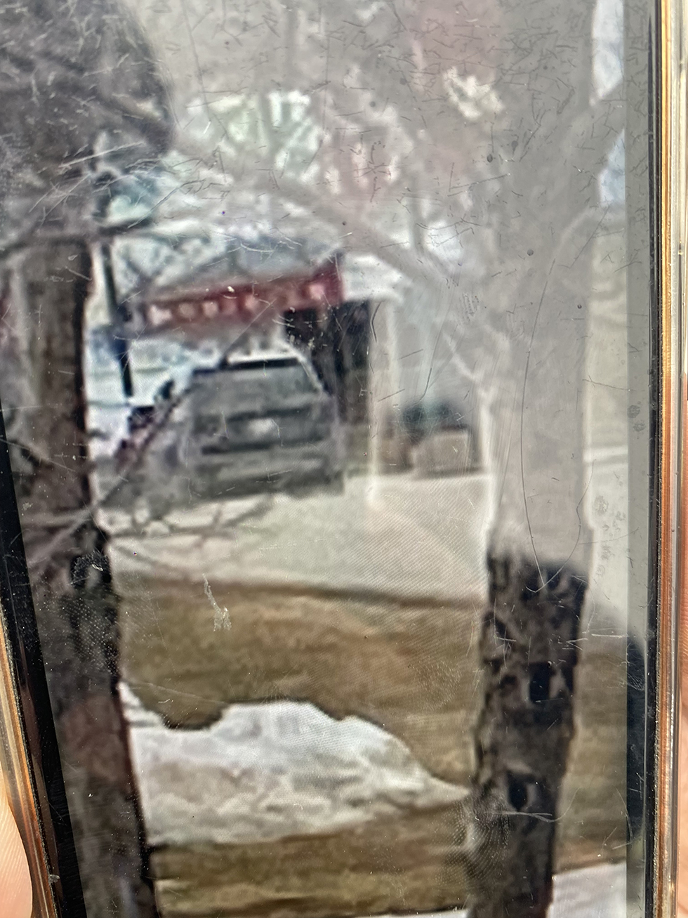 A picture of the suspect’s vehicle.