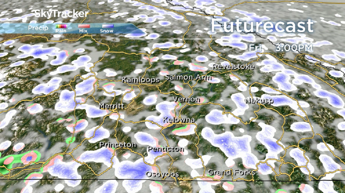 There is a chance of some sprinkles Good Friday afternoon.