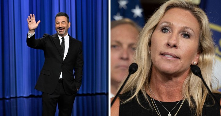 Marjorie Taylor Greene reports Jimmy Kimmel joke to Capitol Police as ‘threat of violence’