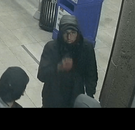 A picture of one of the men believed to be involved in a stabbing at SAIT on Wednesday morning.