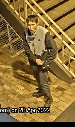 A picture of one of the men believed to be involved in a stabbing at SAIT on Wednesday morning.