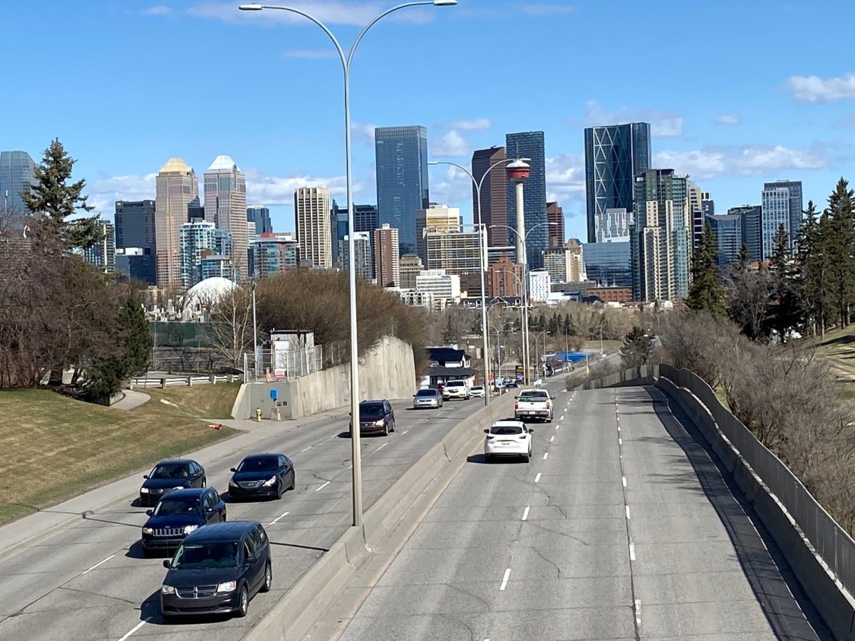 A look at downtown Calgary on Wednesday, April 27, 2022.