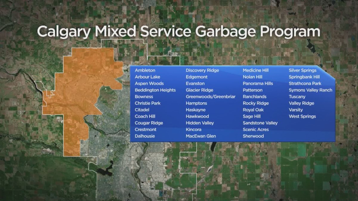 City of Calgary kicks off privatized garbage collection pilot project