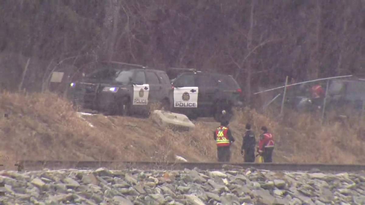 A man was wearing ear buds when he was hit and killed by a CP Rail train in Edworthy Park April 17, 2022. 