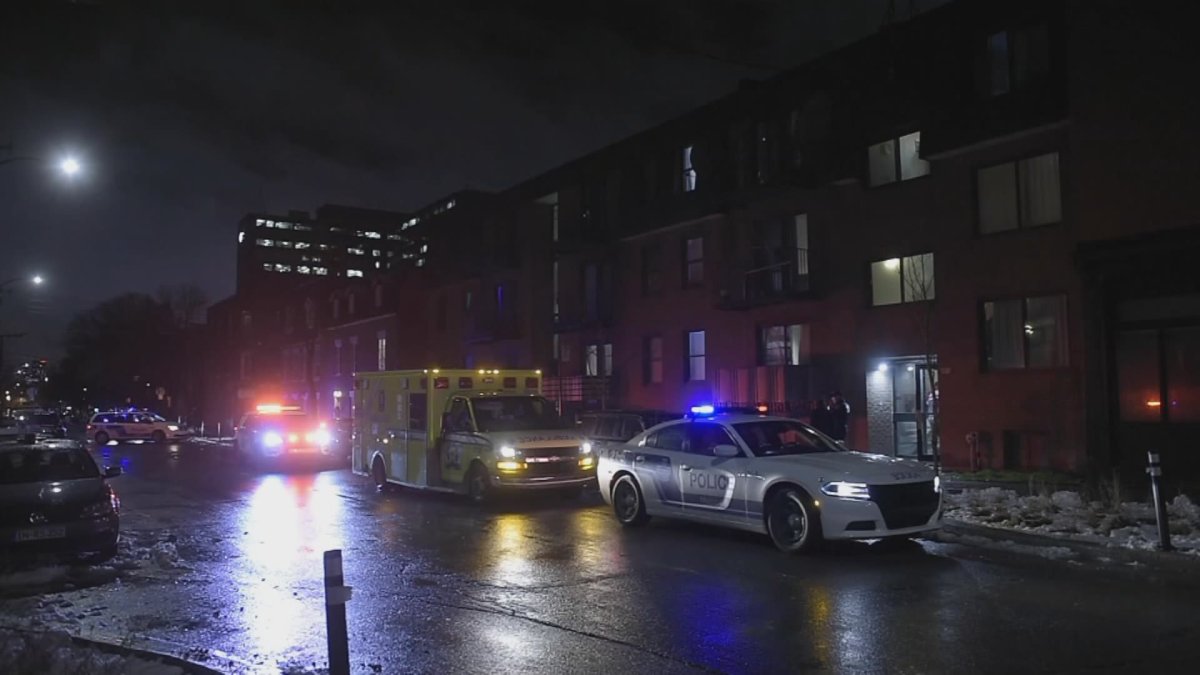A 75-year-old man is dead following a suspected family dispute in Montreal's Ville-Marie district. Tuesday, April 19, 2022.