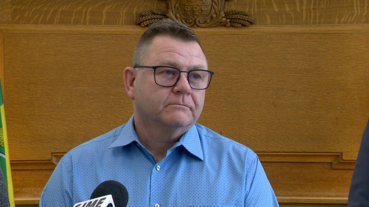Tony Mycock, mayor of Lanigan, Sask., travelled to Regina's legislative building on Wednesday to call on the provincial government for answers about the reopening of the community's local hospital. He says the inconvenience of the hospitals closure has been frustrating for the town and its residents.