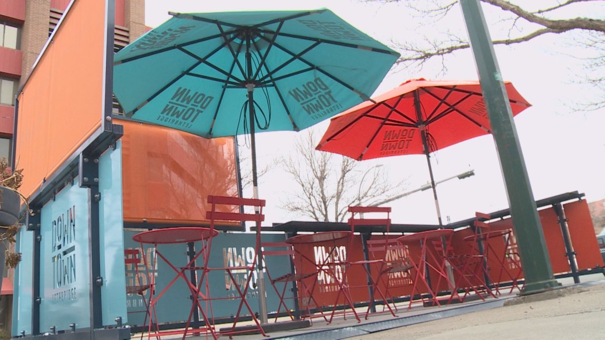 Seven patio and parklet spaces have been permitted in Lethbridge so far in 2022.