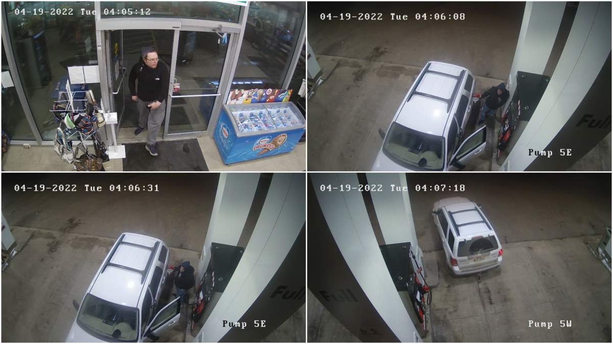 RCMP released surveillance video of suspects and a vehicle Monday afternoon.