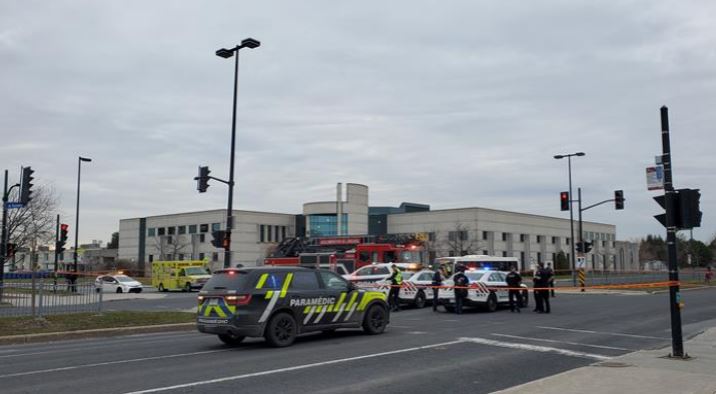 Longueuil police say a 12-year-old child was struck and killed by a city bus.
