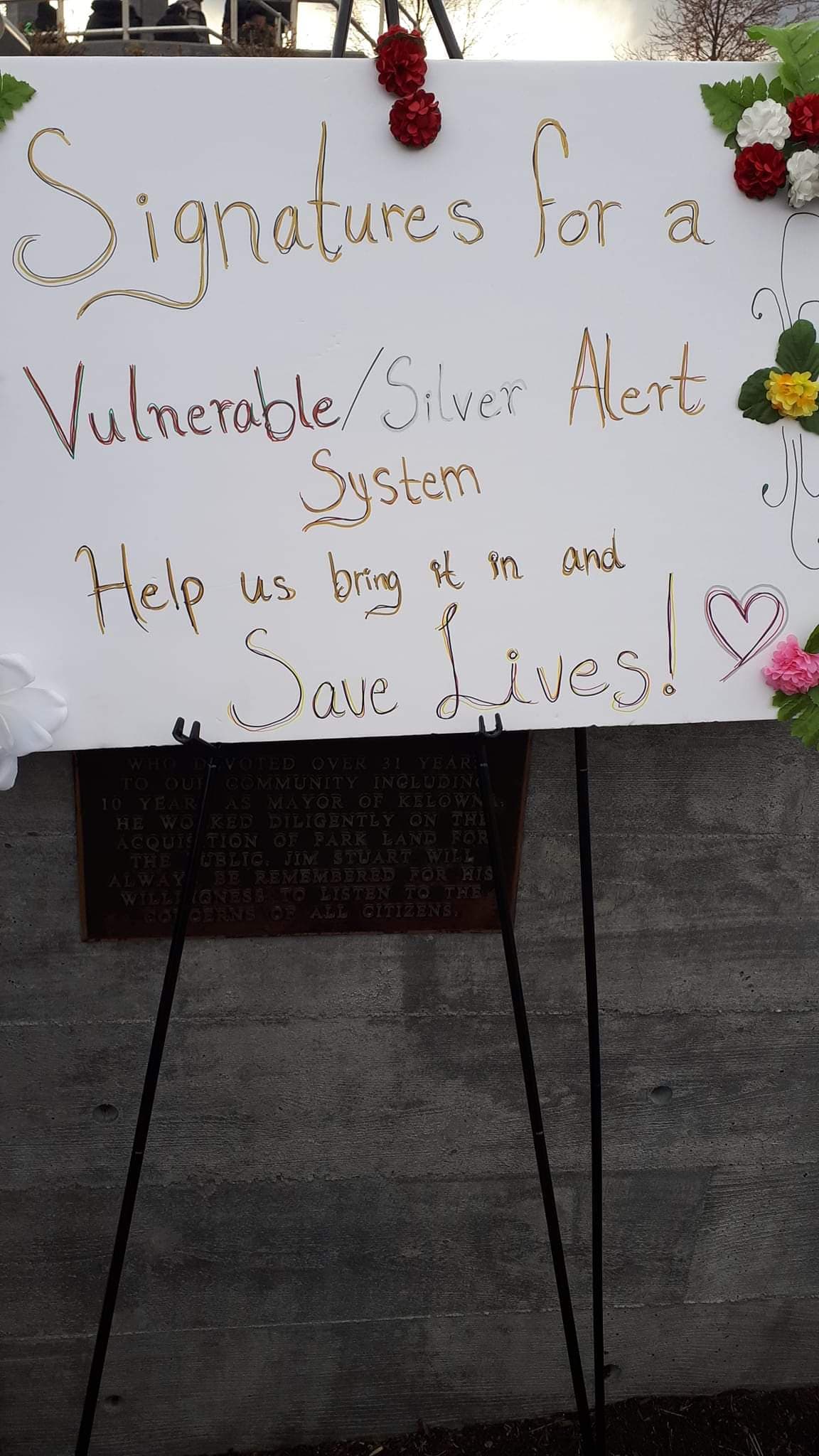 James Wood’s family wants to see a silver alert system implemented .
