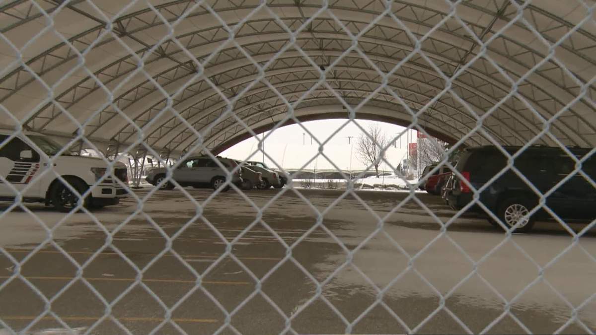 Ongoing supply issues result in empty lots at some Calgary car dealerships
