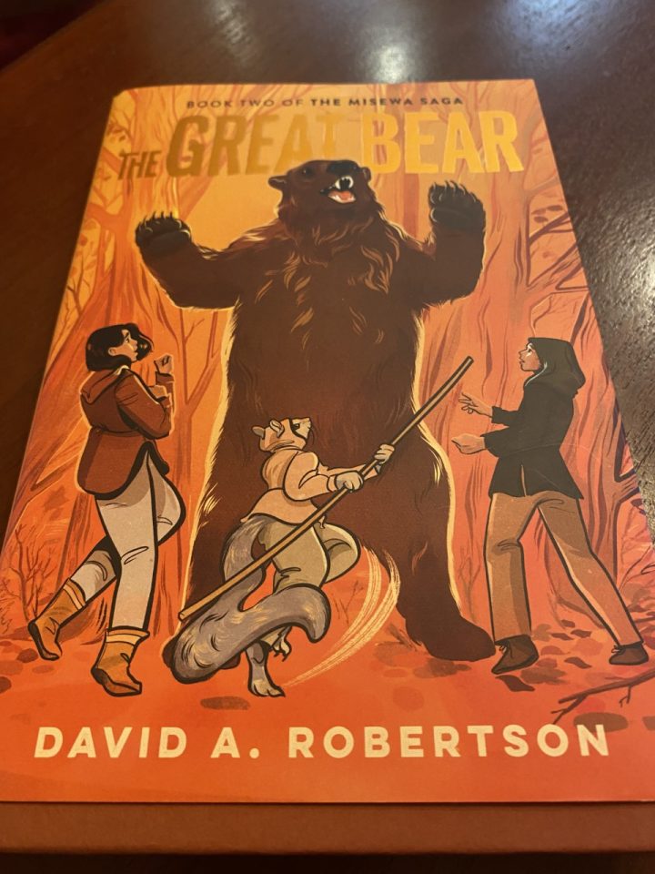 "The Great Bear," written by an award winning Indigenous author David A. Robertson.