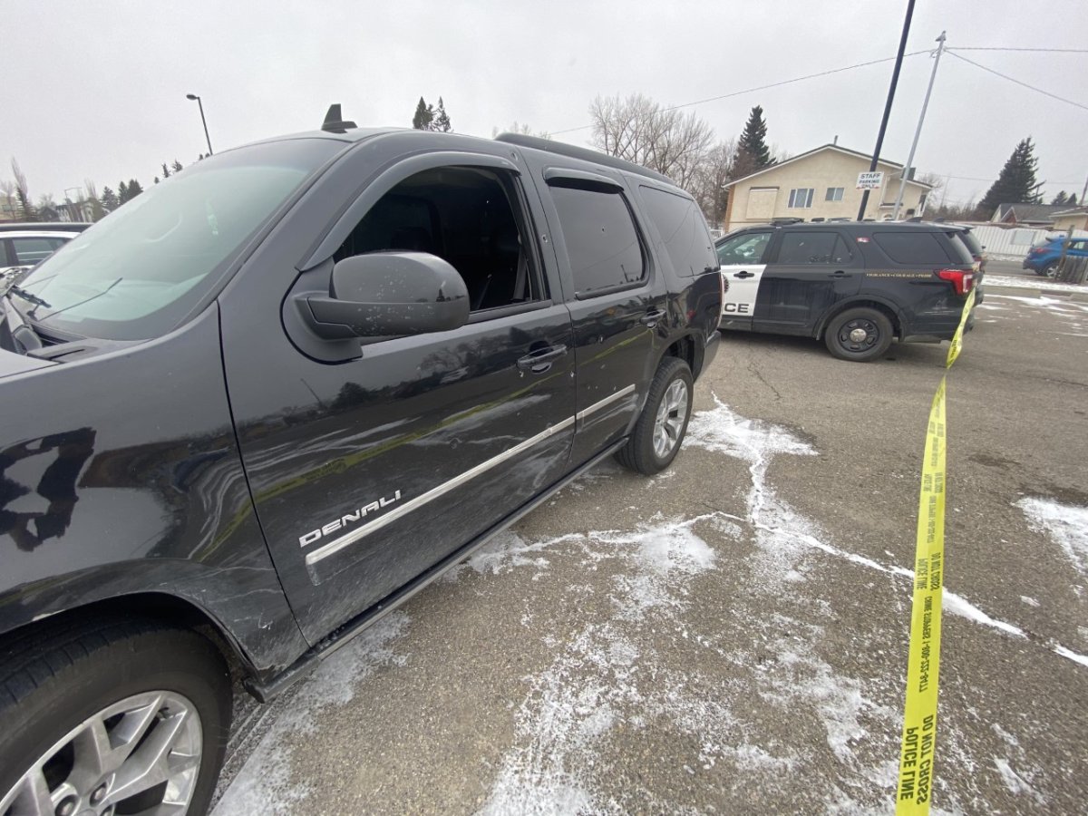 Calgary police officers are investigating after reports of a drive-by shooting in northeast Calgary on Tuesday afternoon.